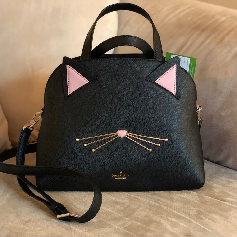 Kate Spade Cat’s Meow Cat Lottie Satchel NWT